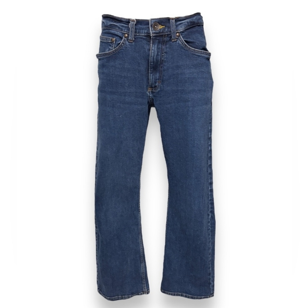 WRANGLER Medium Wash Mid-Rise Relaxed Boot Cut Jeans